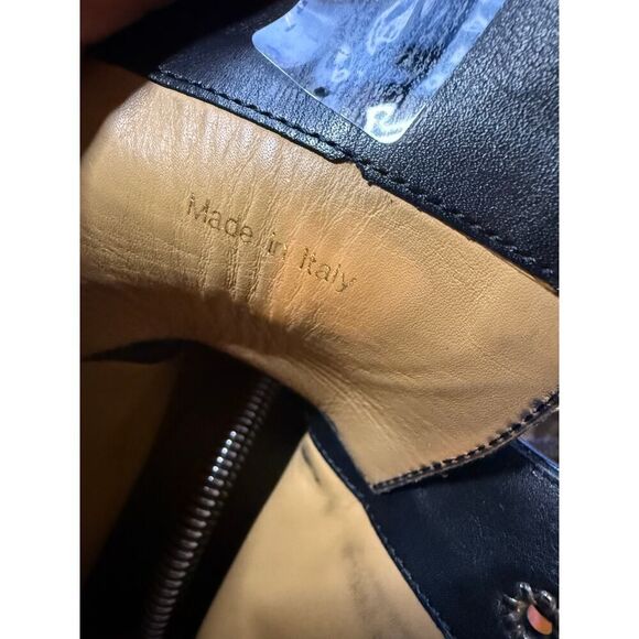 Louis Vuitton Black Leather Combat Boot Men's Sz. 8.5 - Picture 10 of 15